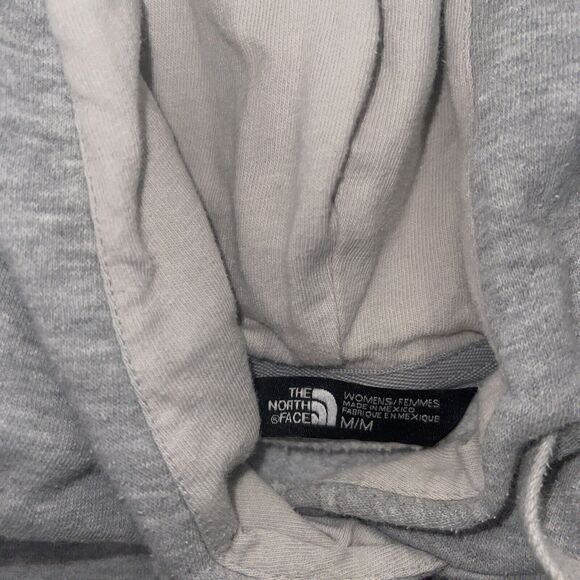 North Face Sweater Womens Medium Gray Hoodie Sweatshirt Pullover Ladies - Picture 2 of 5